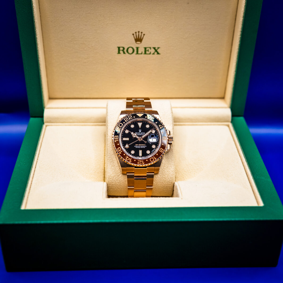 Win This Full Rose Gold Rolex ROOTBEER GMT Master II - Image 2