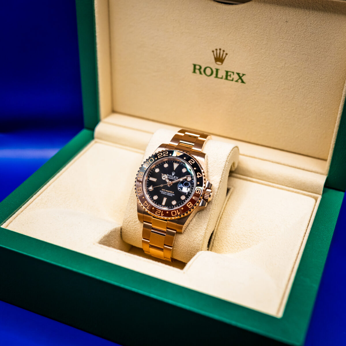 Win This Full Rose Gold Rolex ROOTBEER GMT Master II - Image 3