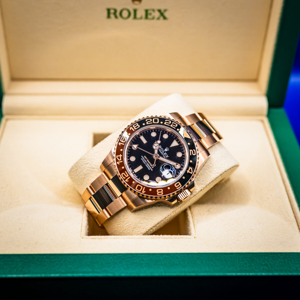 Win This Full Rose Gold Rolex ROOTBEER GMT Master II - Image 4