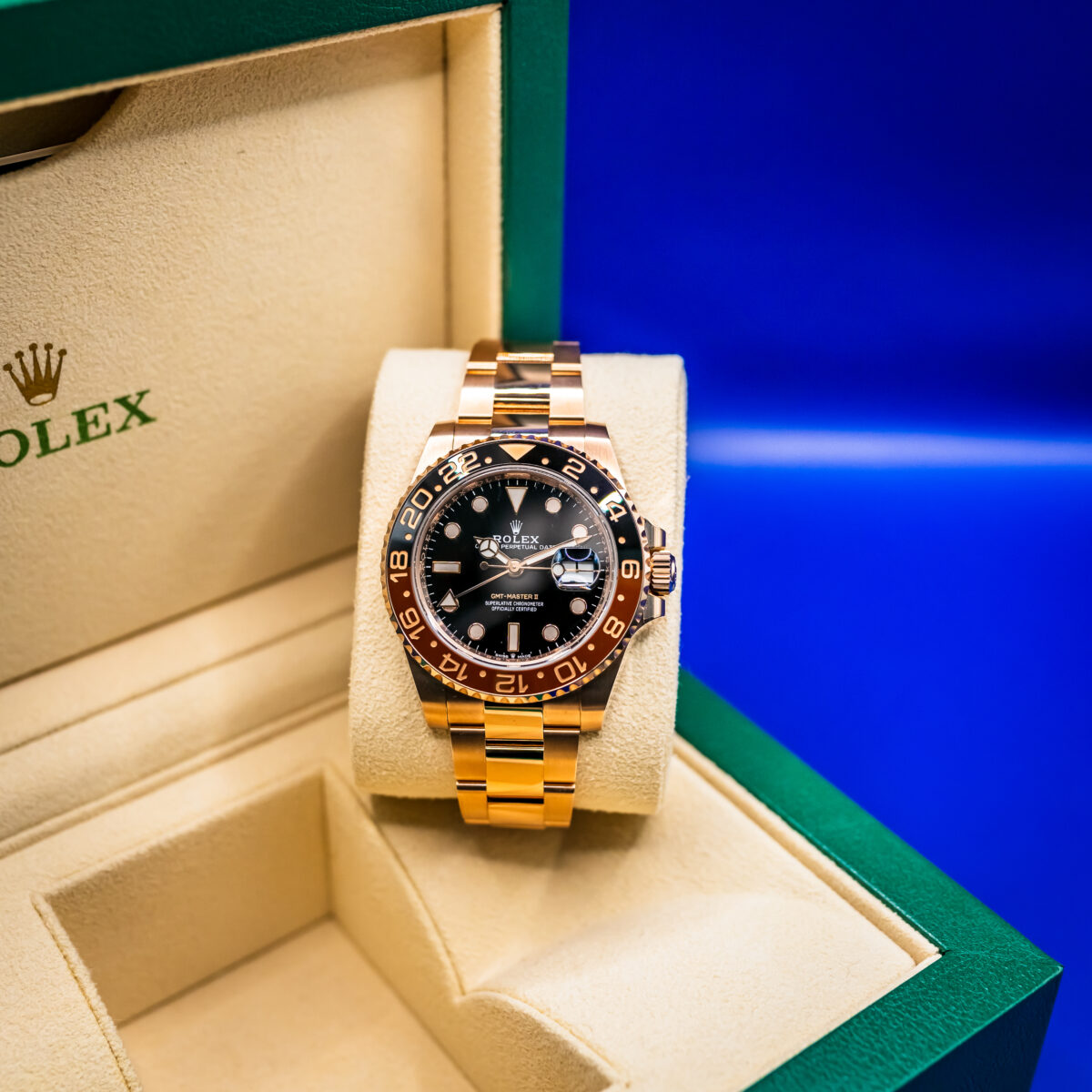 Win This Full Rose Gold Rolex ROOTBEER GMT Master II - Image 7