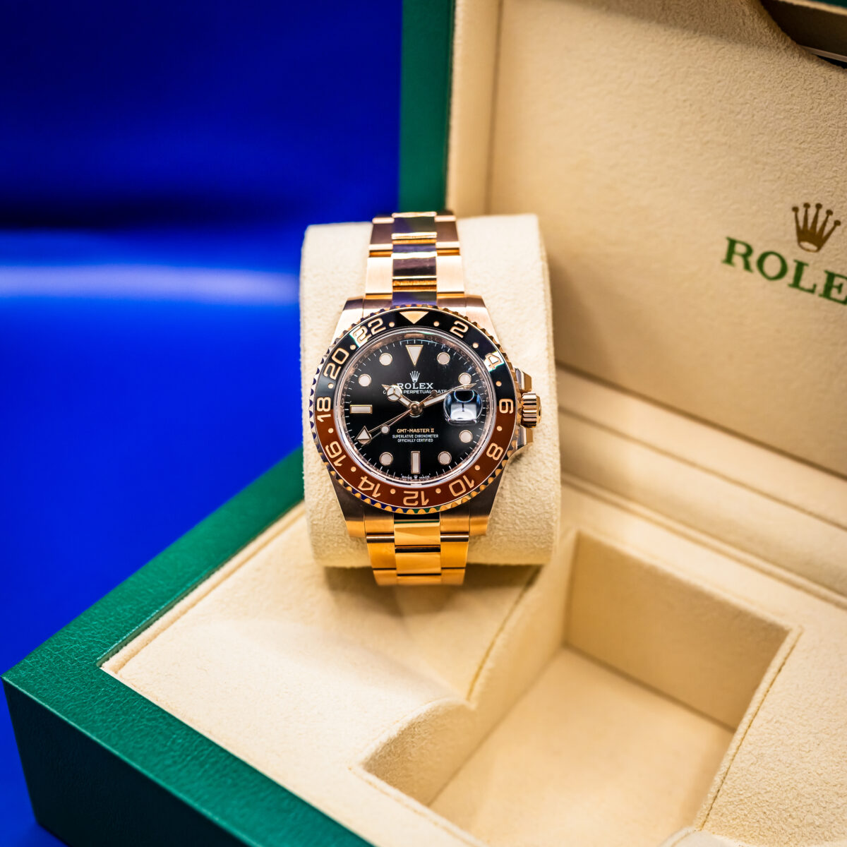 Win This Full Rose Gold Rolex ROOTBEER GMT Master II - Image 8