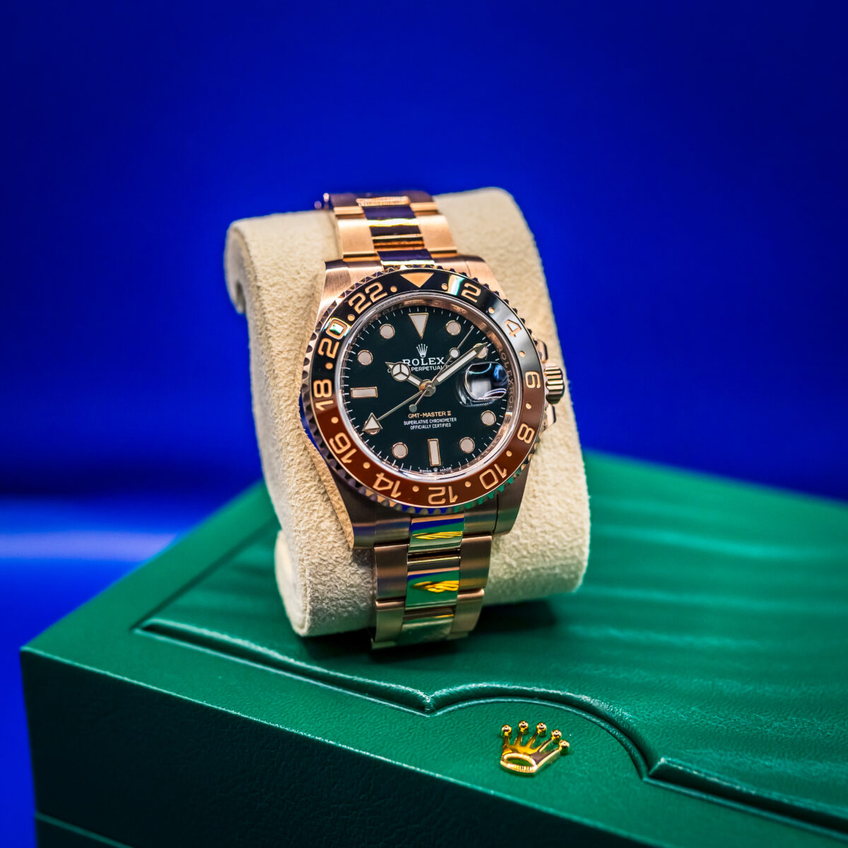 Win This Full Rose Gold Rolex ROOTBEER GMT Master II - Image 9