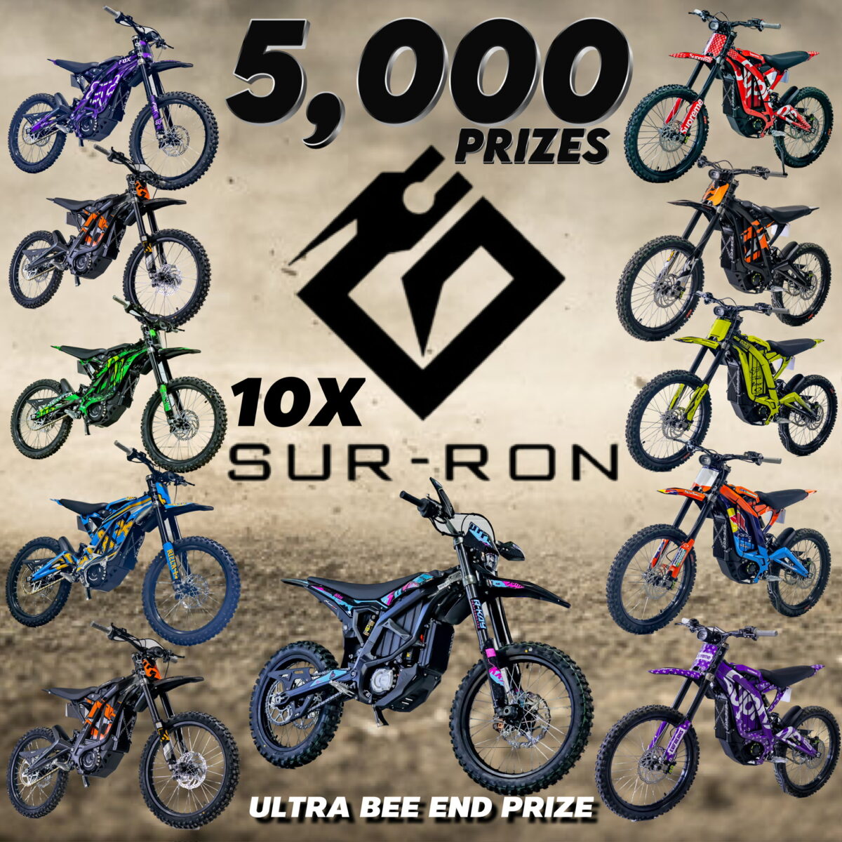 10x SUR-RON LBX INSTANT WINS + SUR-RON ULTRA BEE END PRIZE!