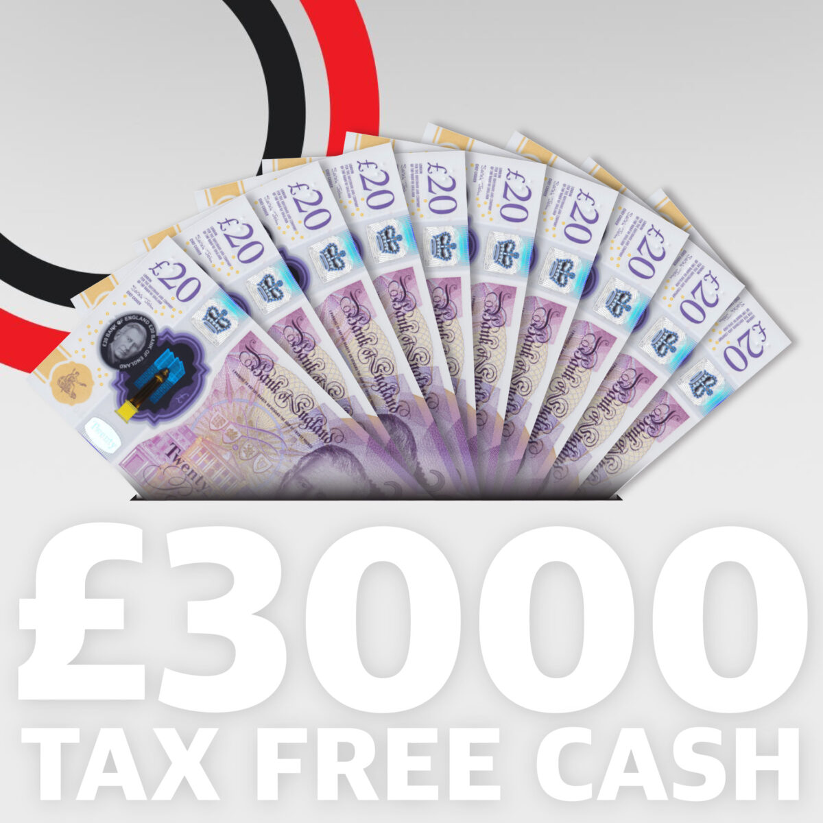 Win £3,000 Tax Free Cash For 16p