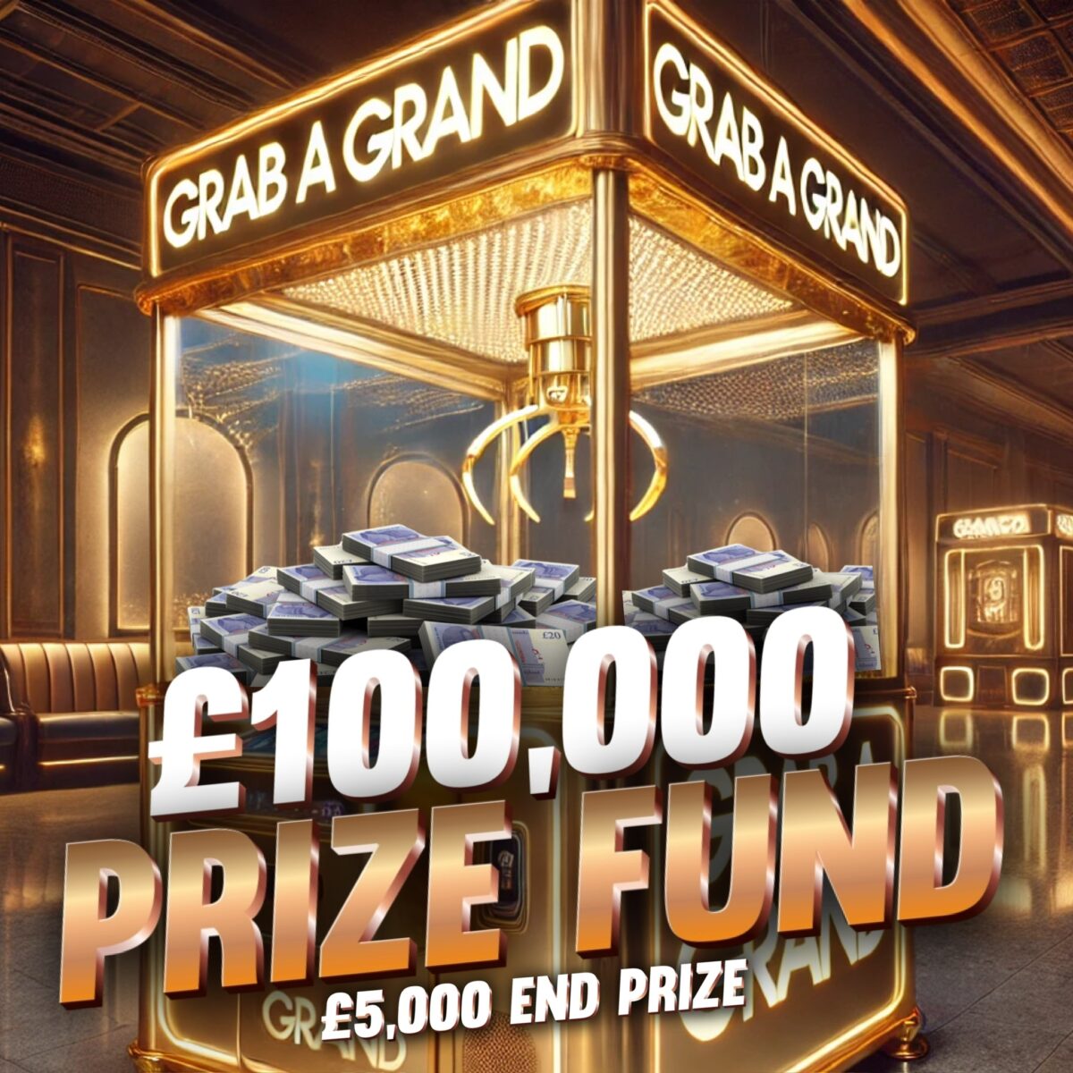 GRAB A GRAND - £100,000 TO BE WON INSTANTLY + £5,000 END PRIZE!